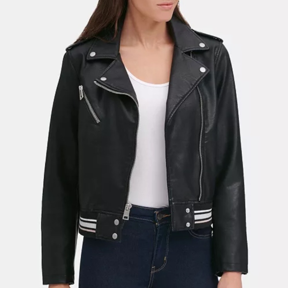 LEVI'S
Women's Faux-Leather Moto Jacket